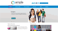 Desktop Screenshot of amplagestao.com.br