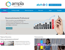 Tablet Screenshot of amplagestao.com.br